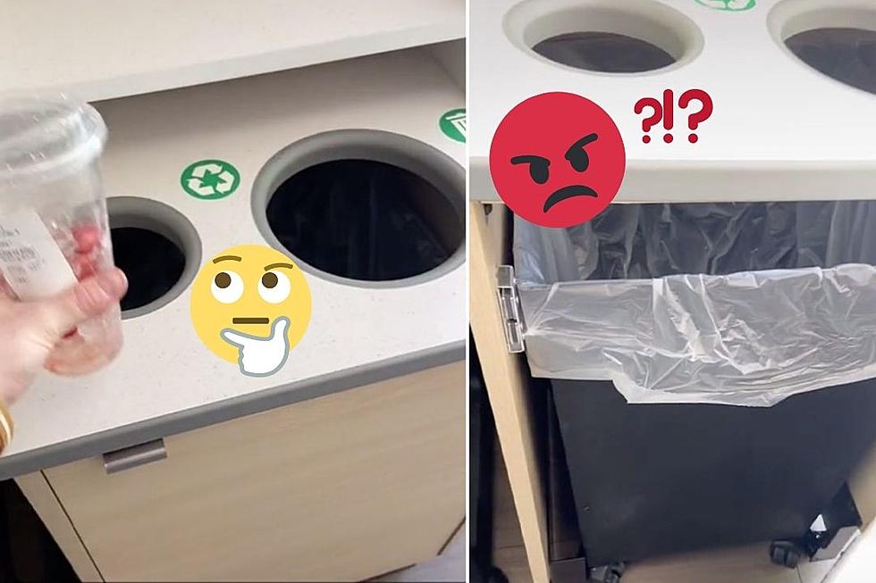 Are Those Separate Trash and Recycling Bins at Fast Food Restaurants Fake?