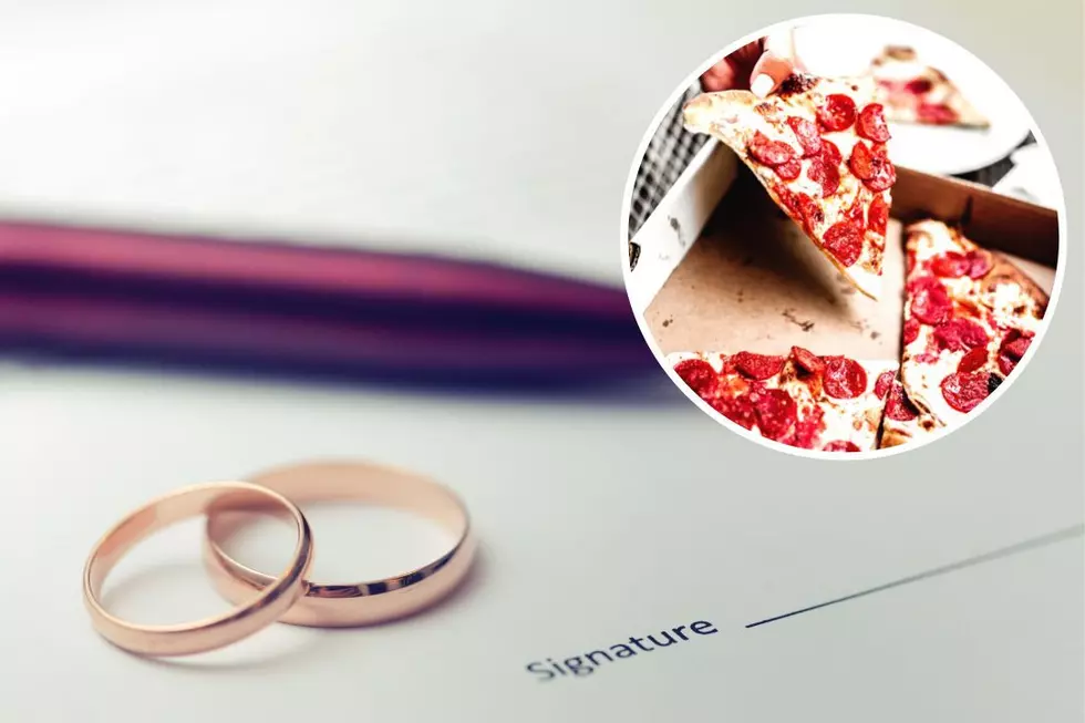 Bride and Groom Sign Contract Promising Not to Eat Pizza or Skip the Gym