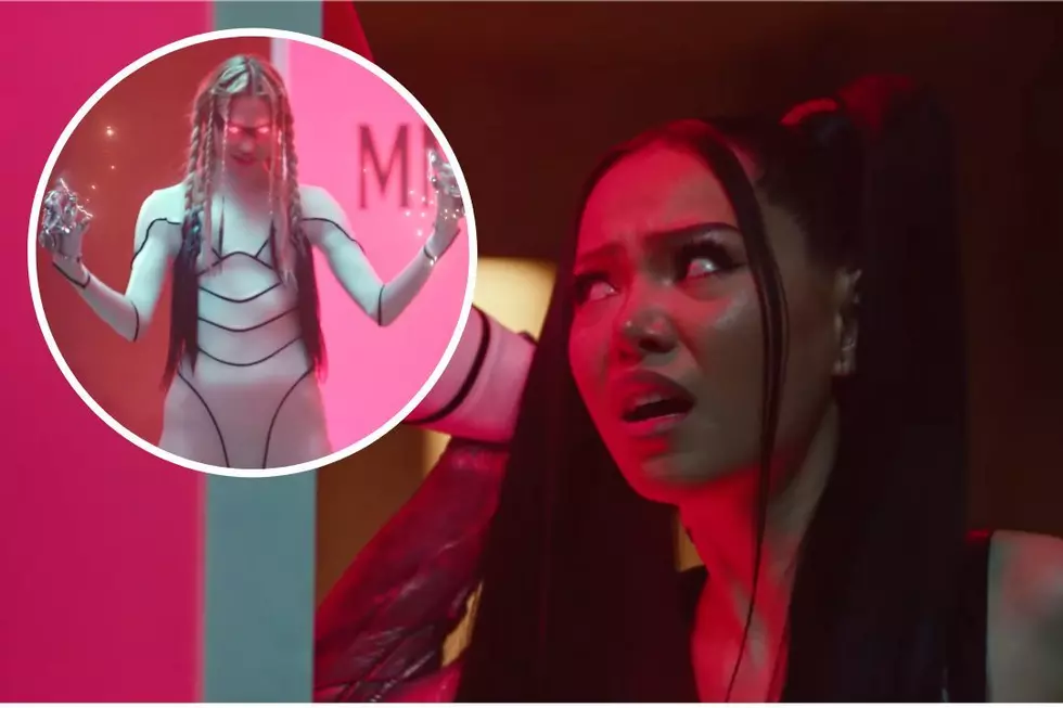 TikTok Star Bella Poarch and a Cyborg Grimes Battle It Out in ‘Dolls’ Video: WATCH