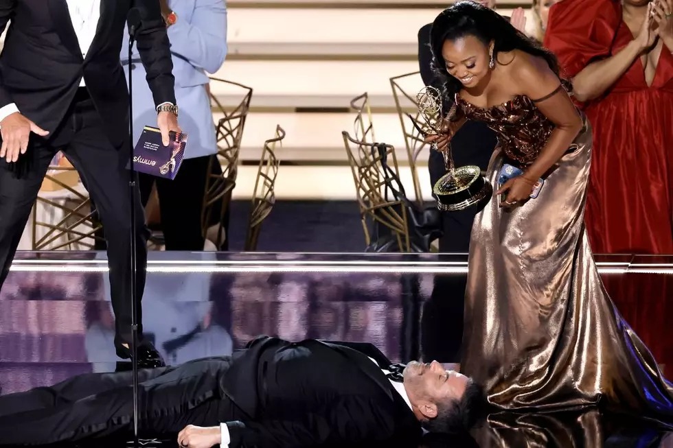 Why Did Jimmy Kimmel Lie Down On Stage During Quinta Brunson’s Emmys Win?