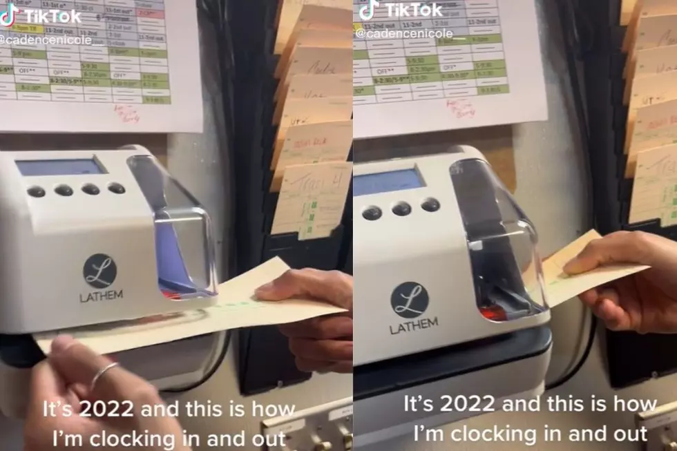 TikTok Shocked by Employee’s Wall-Mounted Punch Clock: VIDEO