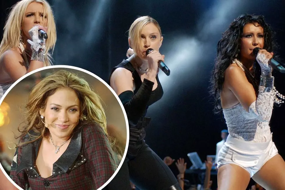 Madonna, Britney and Xtina’s Iconic 2003 VMAs Performance Could Have Looked Very Different With J.Lo in the Mix