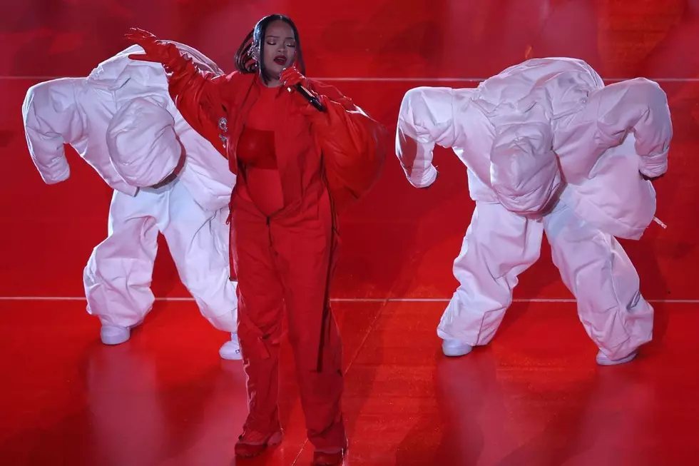Rihanna Dazzles During 2023 Super Bowl Halftime Show: See Photos!