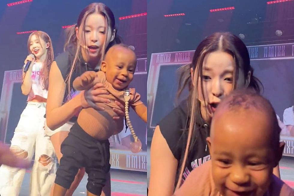 Baby Ends up on Stage at K-Pop Concert