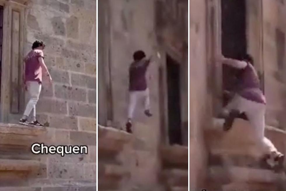 Influencer Damages Historic Building in Mexico, Gets Instant Karma With Concussion