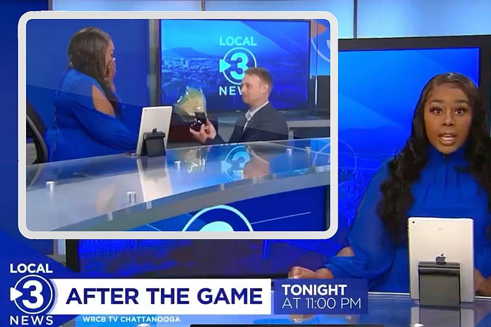 Tennessee News Anchor Has No Idea Reporter Is Going to Propose on Live TV (WATCH)
