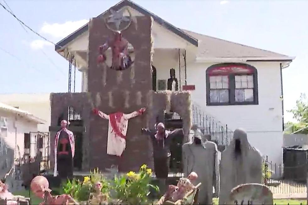 Man Slammed for Blasphemous Halloween Display Featuring Decapitated Jesus