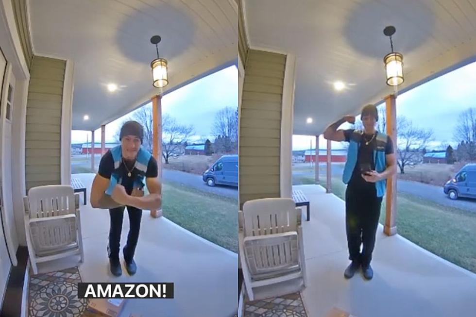 Amazon Driver Has Unexpected Reaction After Being Recorded