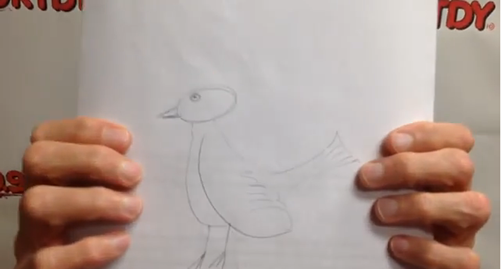 Everyone Who Visited The KTDY Studio Drew A Bird On National Bird Day [VIDEO]