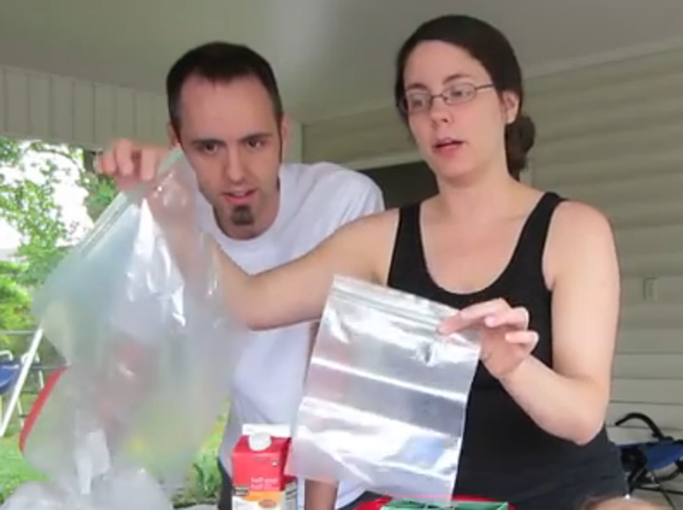 How To Make Homemade Ice Cream In A Ziploc Bag [VIDEO]