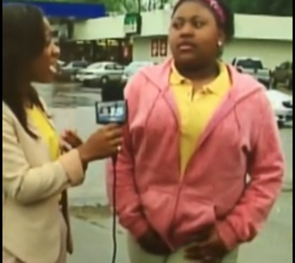 Girl Being Interviewed LIVE On TV, Couldn’t Hold It And Wets Her Pants Live On TV [FUNNY VIDEO]