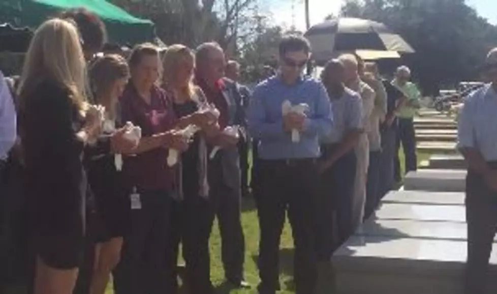 Bird Release At CJ’s Dad’s Funeral