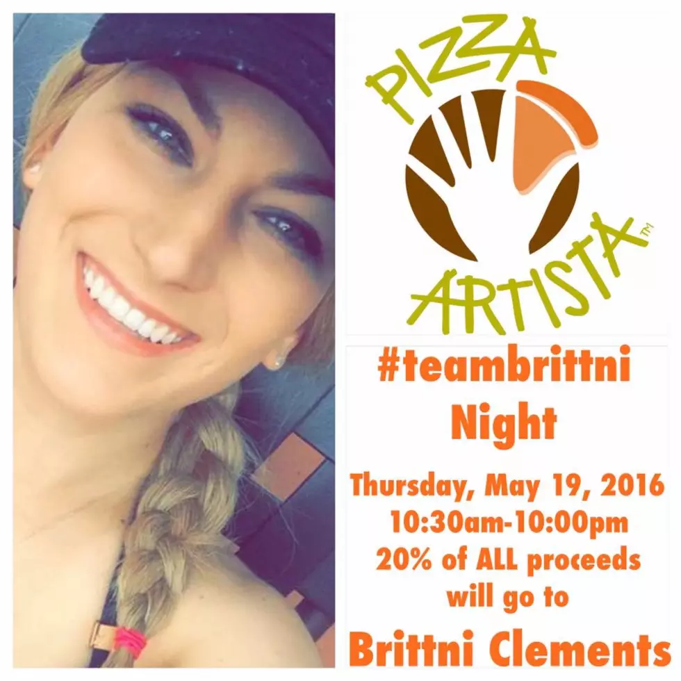 #teambrittni Fundraiser @ Pizza Artista
