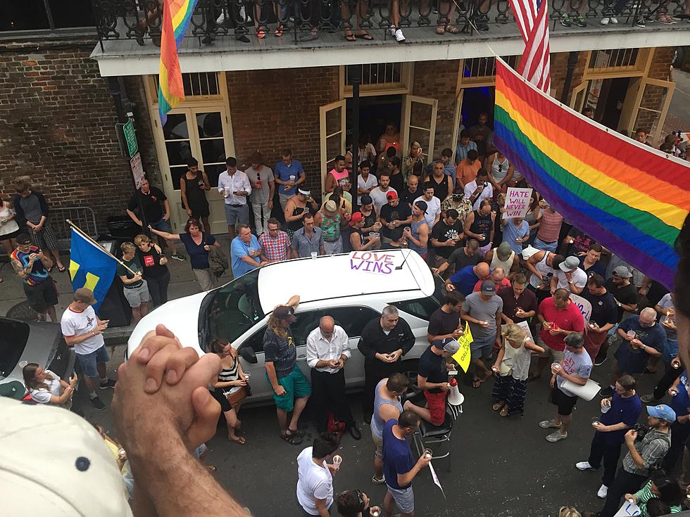 St. Ann At Bourbon Street, Moment Of Silence For Orlando Shootings [VIDEO]