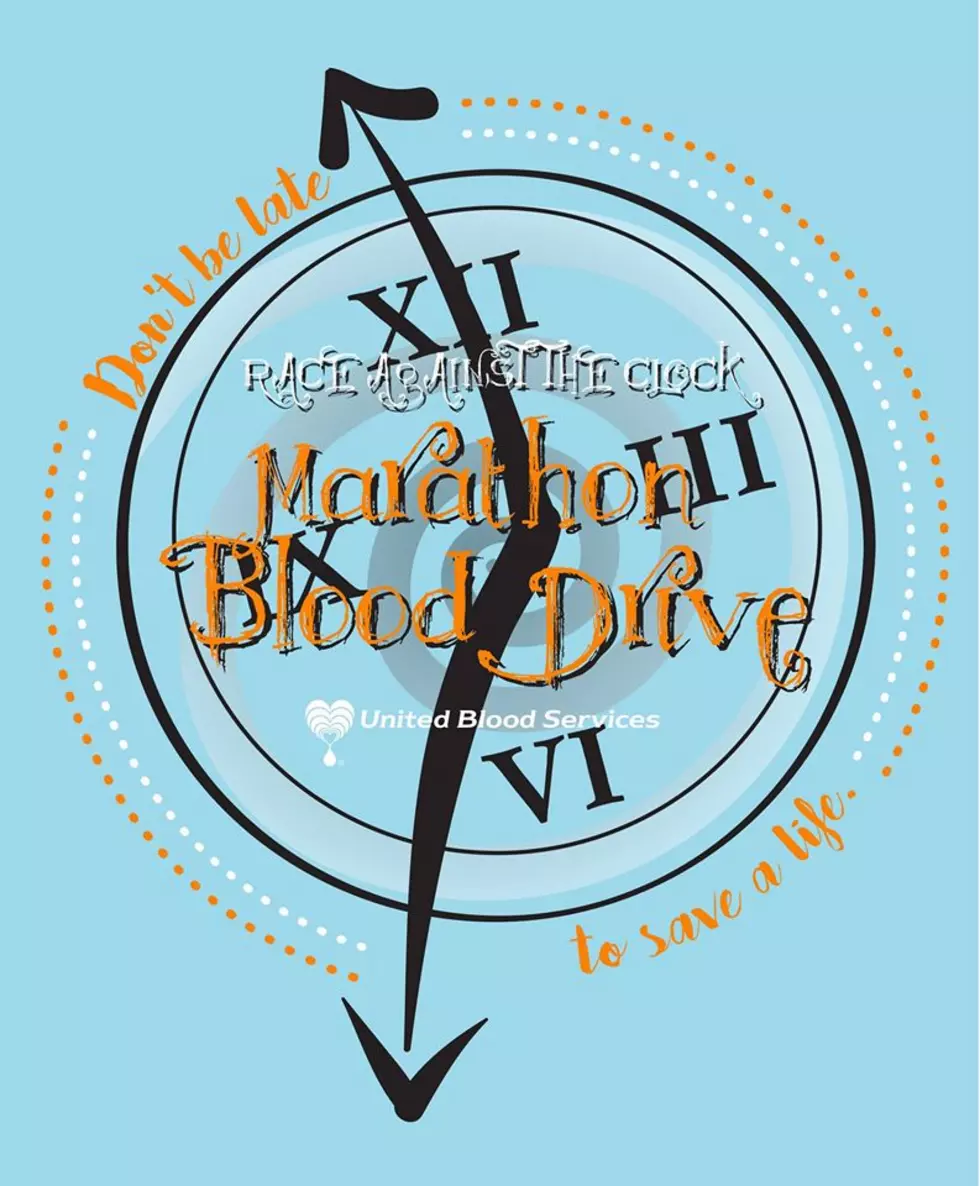 ‘Race Against The Clock’ Marathon Blood Drive Thursday & Friday