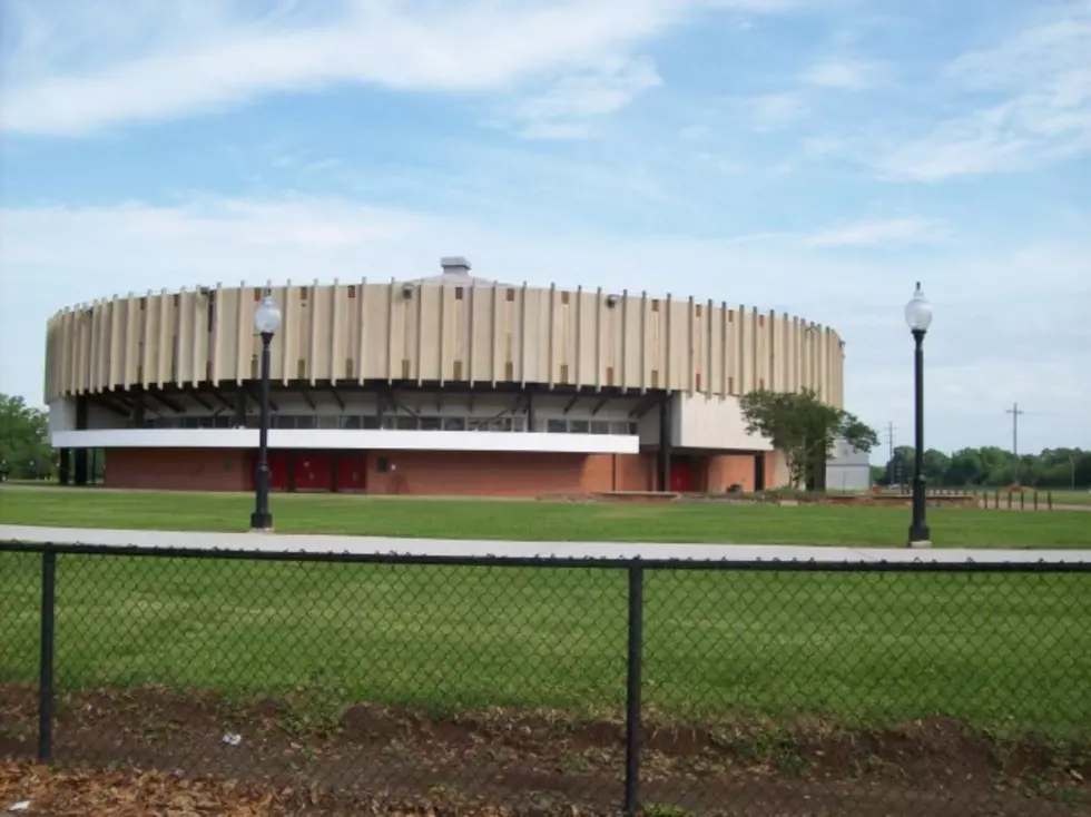 Artificial Turf Placed Down in Blackham Coliseum for Arena Football