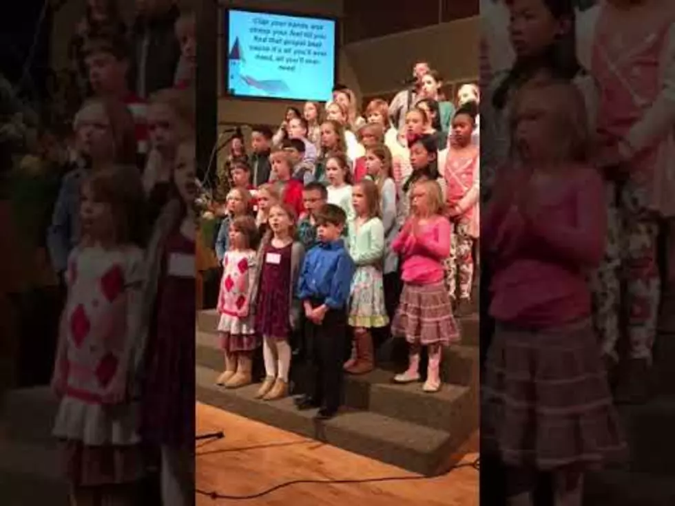Precious Young Choir Singer Can’t Contain Herself