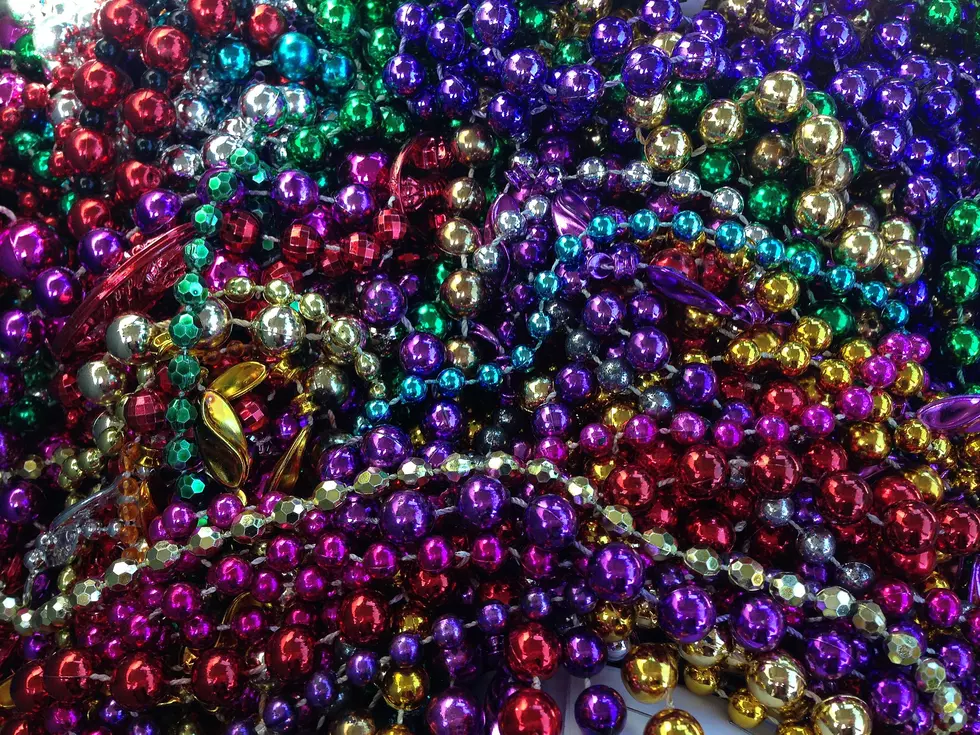 Are These the Longest Mardi Gras Beads in Lafayette?
