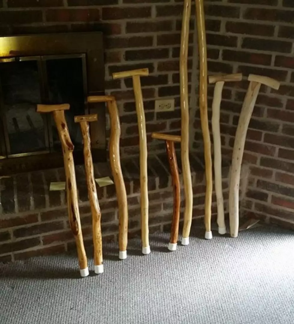 Man Designs Canes Out of Christmas Trees to Help Veterans