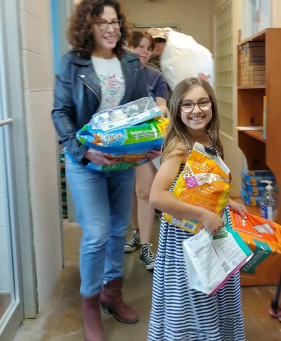 Ella Collected Enough Supplies to Fill a Room for Animal Shelters