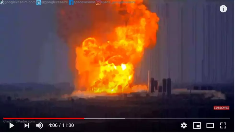 Explosion Engulfs SpaceX Engine After Testing
