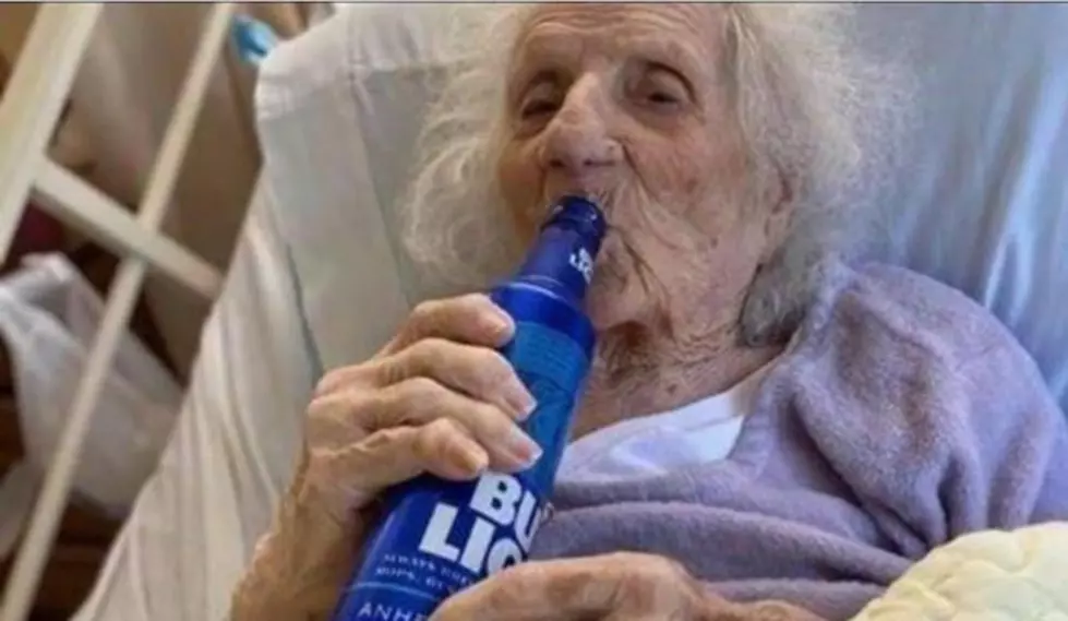 103-Year-Old Granny Celebrates Surviving Covid-19 With Bud Light