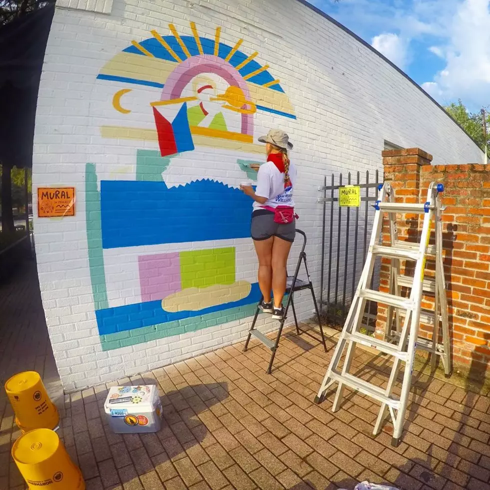 Local Artist Puts Louisiana Memories in Downtown Mural