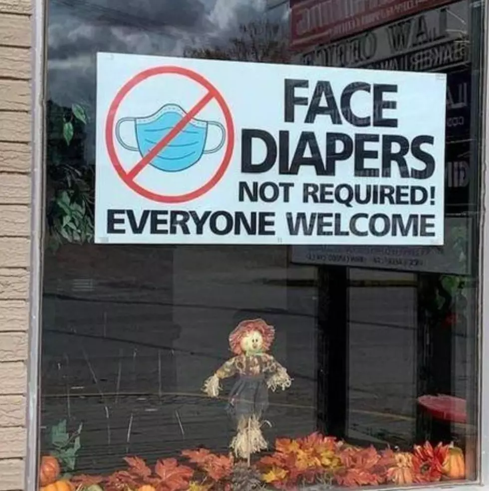 Restaurant Photo ‘ Face Diapers Not Required’ Goes Viral