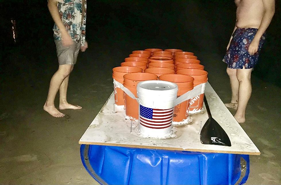 College Students Rescued From Pacific Ocean in Boat of Home Depot Buckets and Kiddie Pools