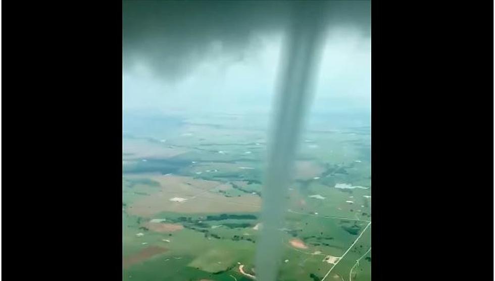 Airplane Gets CRAZY Close to Funnel Cloud [VIDEO]