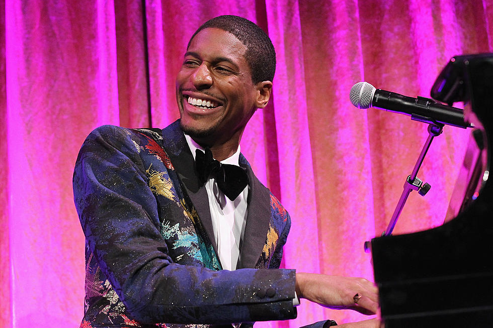 Jon Batiste Wears Tux Covered in Pictures from Hurricane Katrina at Emmy’s