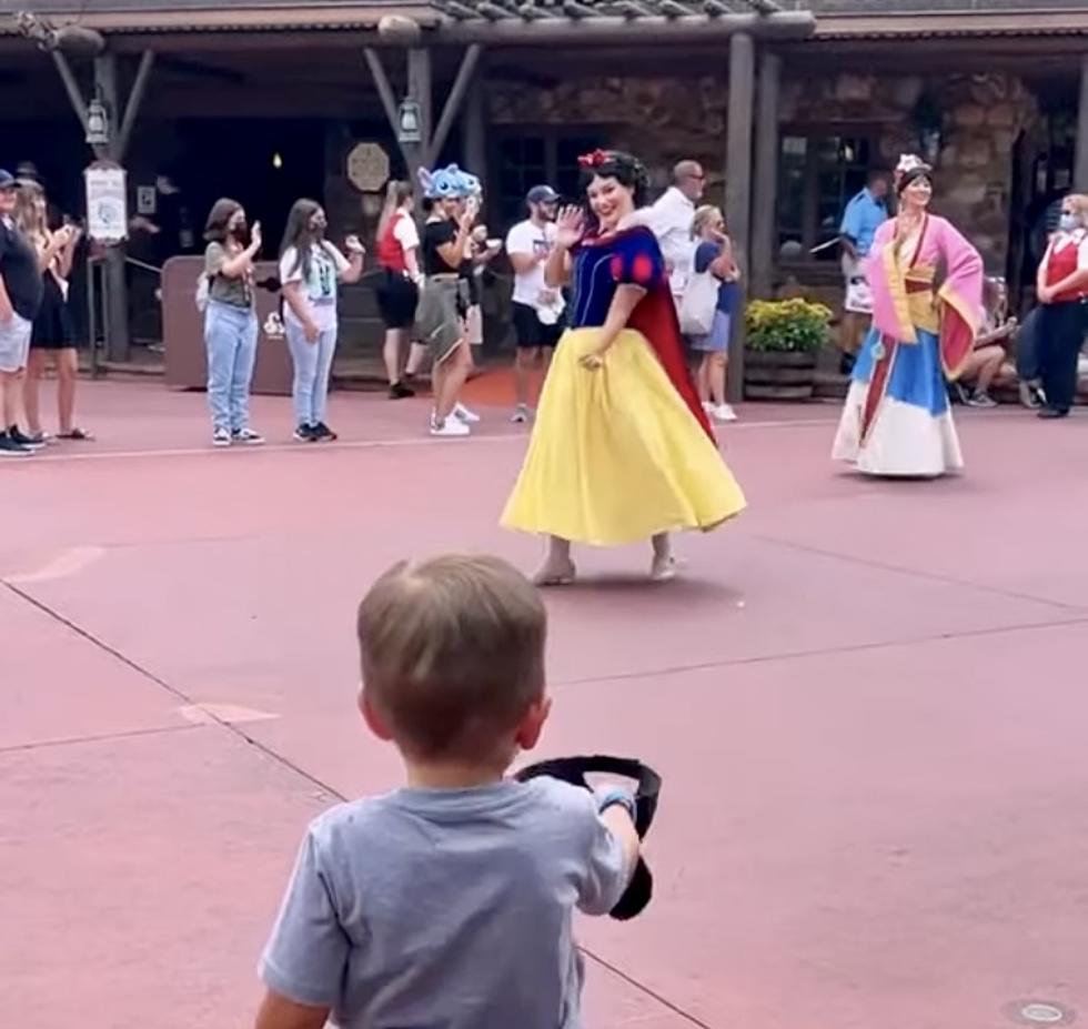 4-Year-Old Gets Every Single Disney Princess to Notice HIM 