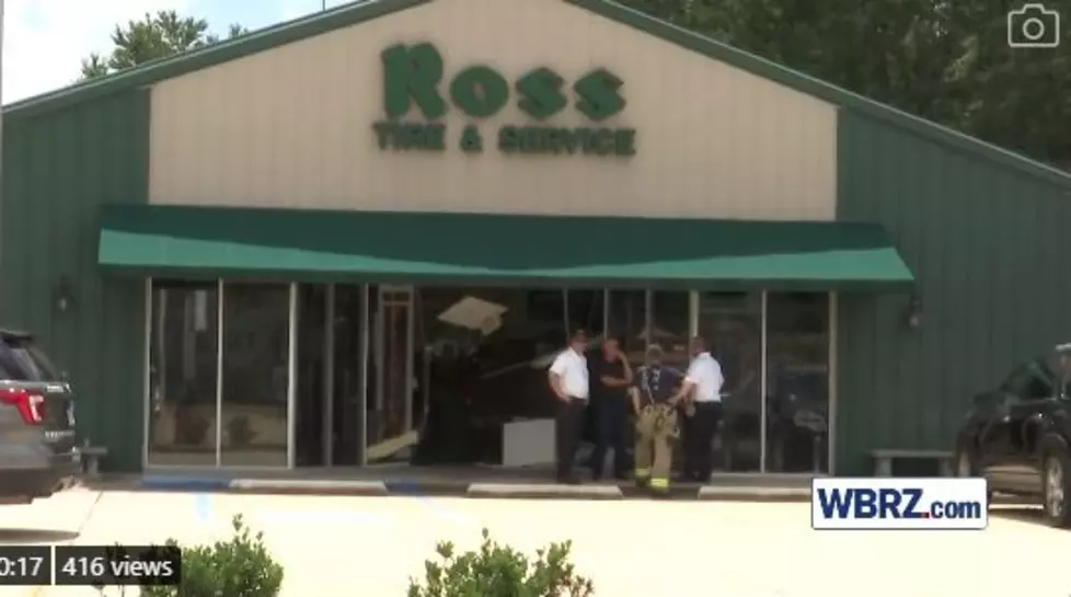 BATON ROUGE: Wife Drives Truck Into Building, Striking Husband