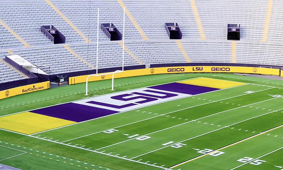 LSU Unveils New Field Designs for Annual Spring Game [PHOTOS]