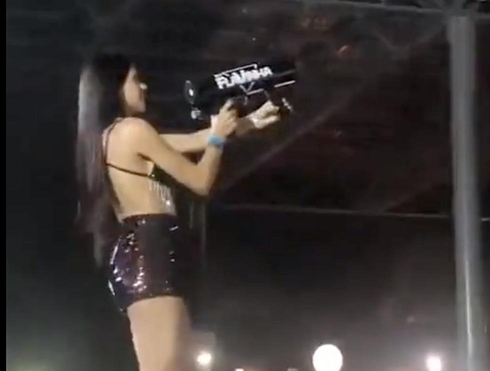 Woman Shoots Self in Face With Confetti Cannon [WATCH]
