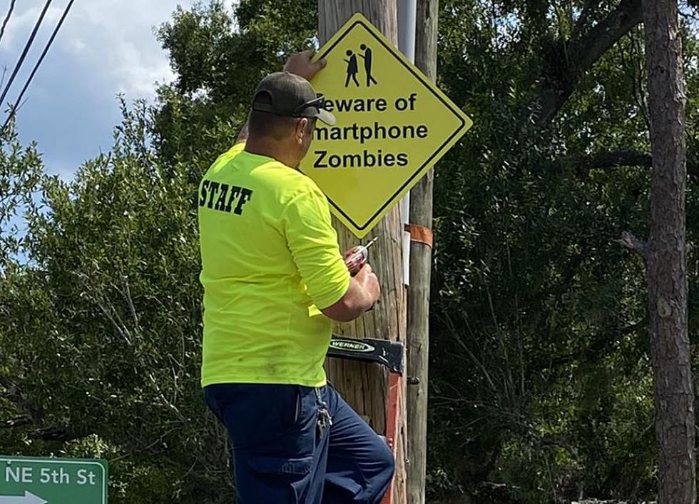 City Puts Signs Up Warning Drivers of ‘Smartphone Zombies’