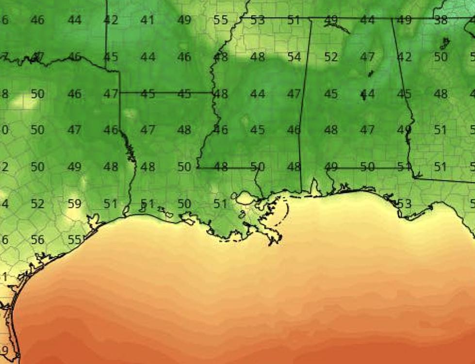 Next Louisiana Cold Front Could Drop Temperatures Into Upper 40s