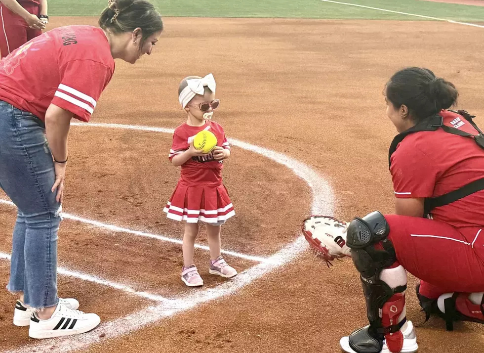 Cancer Patient From Louisiana Throws Out First Pitch for UL Softball Game