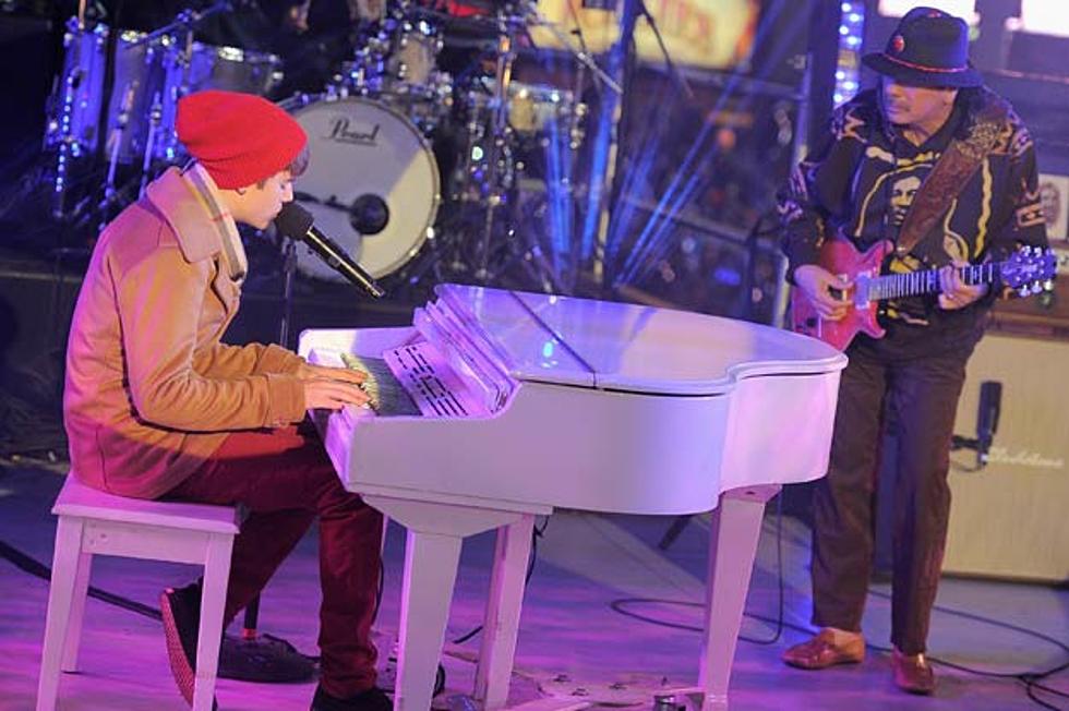 Carlos Santana and Justin Bieber Cover Beatles During ‘Dick Clark’s New Year’s Rockin’ Eve’