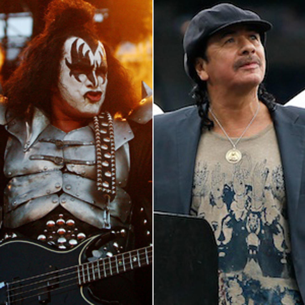 Gene Simmons vs. Carlos Santana &#8211; Nastiest Rock Feuds