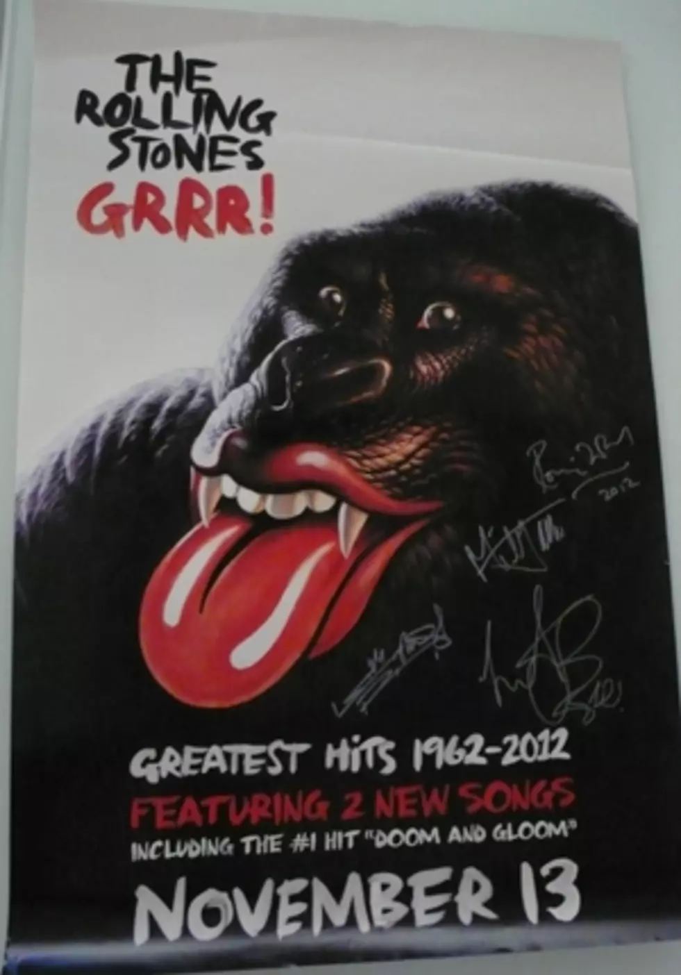 Win a Signed Rolling Stones &#8216;Grrr!&#8217; Poster