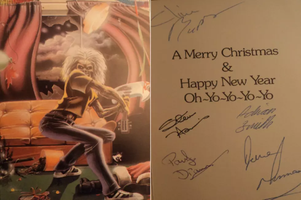 Vintage Iron Maiden Christmas Card Sells For Hundreds Of Dollars