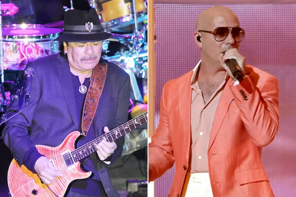 Santana Compares Pitbull to Queen, Rolling Stones