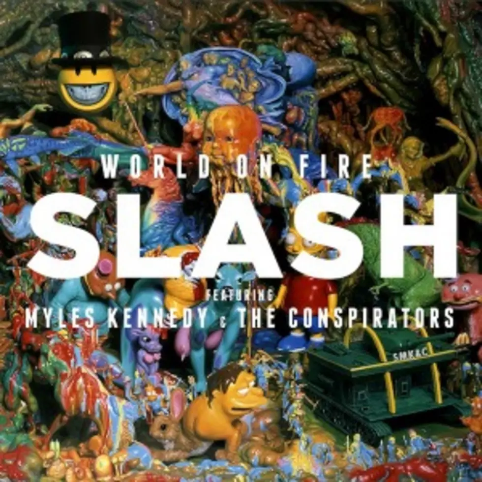 Slash Reveals Track List, Release Date and Trippy Cover Art for New &#8216;World on Fire&#8217; Album