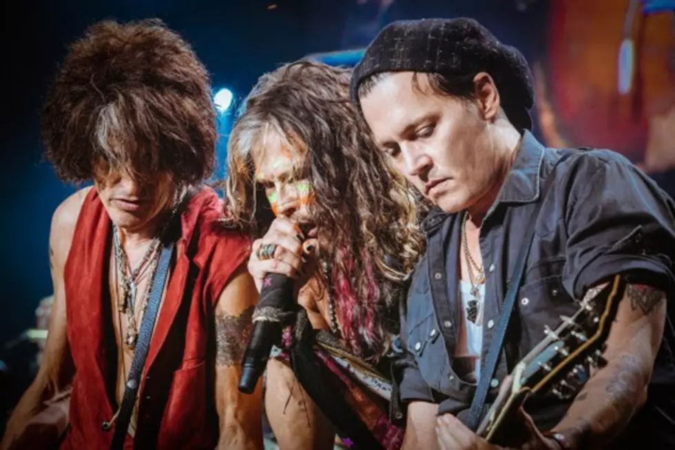 Aerosmith Joined by Johnny Depp On Stage