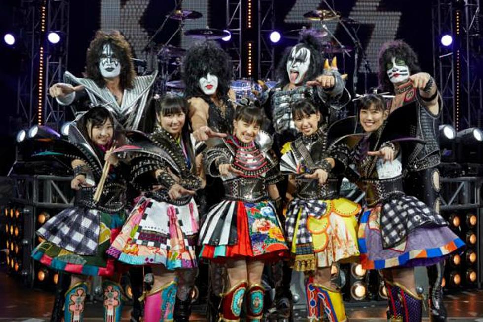 Kiss Record Song With Japanese Pop Band Momoiro Clover Z