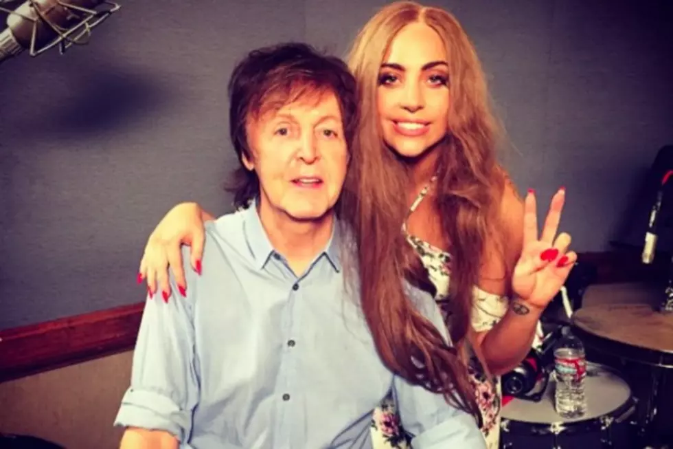 Paul McCartney Recording With Lady Gaga