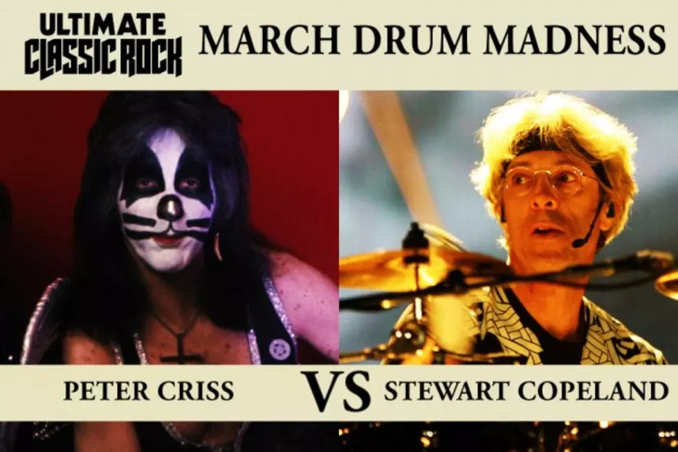 Peter Criss Vs. Stewart Copeland: March Drum Madness