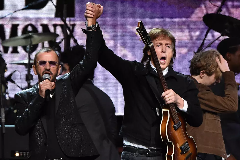 Paul and Ringo Reunite at Show