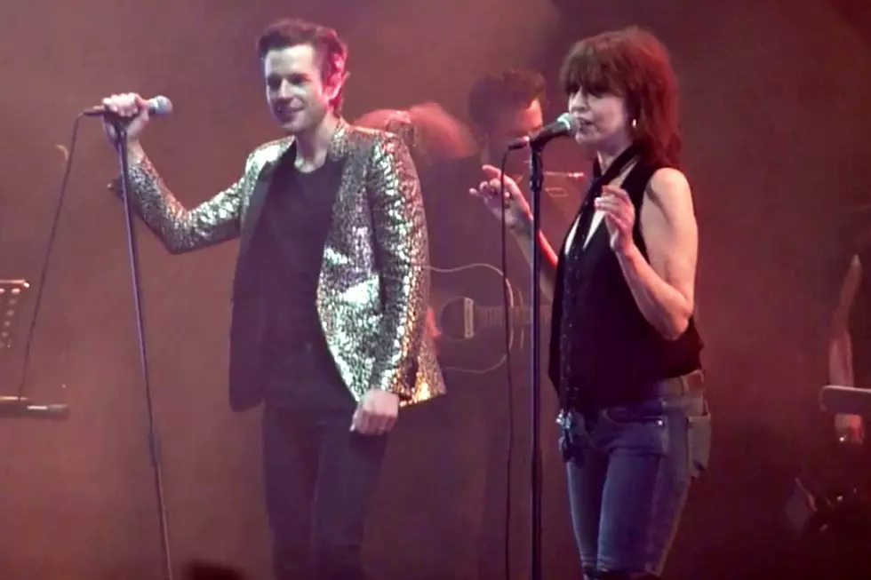 Watch Chrissie Hynde Join Brandon Flowers for a Live 'Don't Get Me Wrong' Duet